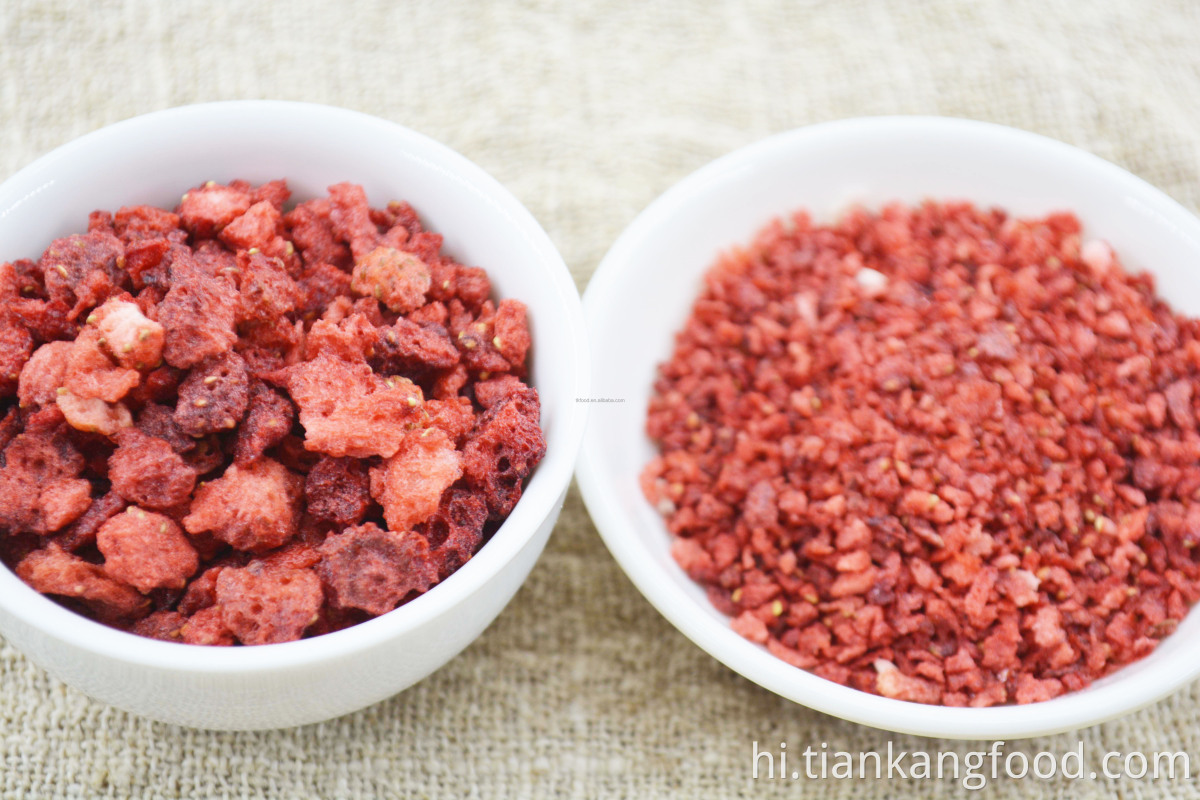 स्वस्थ फ्रीज सूखे स्ट्रॉबेरी Healthy Freeze Dried Strawberries